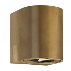 Nordlux Canto 2 Φωτιστικό Τοίχου Ορείχαλκος IP44 LED 12W 2700K – 49701035