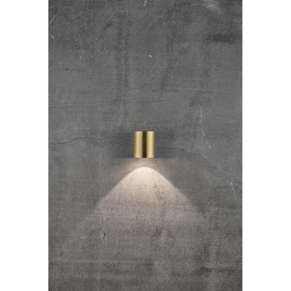 Nordlux Canto 2 Φωτιστικό Τοίχου  Ορείχαλκος  IP44 LED 12W 2700K –  49701035