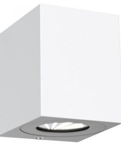 Nordlux Canto Kubi 2 Φωτιστικό Τοίχου Λευκό LED 500lm Αλουμίνιο – 49711001