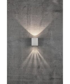 Nordlux Canto Kubi 2 Φωτιστικό Τοίχου Γκρι LED 500lm Αλουμίνιο – 49711010