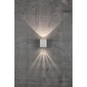 Nordlux Canto Kubi 2 Φωτιστικό Τοίχου Λευκό LED 500lm Αλουμίνιο –  49711001