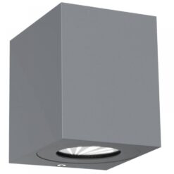 Nordlux Canto Kubi 2 Φωτιστικό Τοίχου Γκρι LED 500lm Αλουμίνιο – 49711010