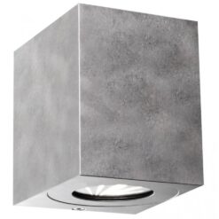 Nordlux Canto Kubi 2 Φωτιστικό Τοίχου Γαλβανιζέ LED 500lm Μεταλλικό – 49711031