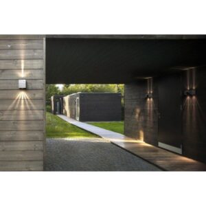 Nordlux Canto Kubi 2 Φωτιστικό Τοίχου Γαλβανιζέ LED 500lm Μεταλλικό –  49711031
