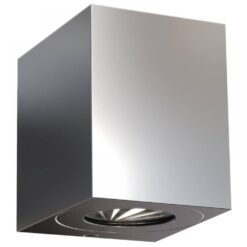 Nordlux Canto Kubi 2 Φωτιστικό Τοίχου Inox LED 500lm Μεταλλικό – 49711034