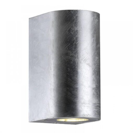 Nordlux Canto Maxi 2 Φωτιστικό Τοίχου Γαλβανιζέ IP44 GU10 Μεταλλικό – 49721031