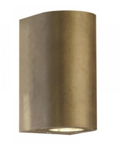 Nordlux Canto Maxi Kubi 2 Φωτιστικό Τοίχου Ορείχαλκος IP44 GU10 – 49721035