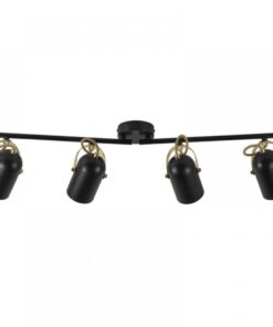 Nordlux Lotus 4-Spot Σποτ Φωτιστικό Μαύρο/ Ορείχαλκος E14 Μεταλλικό – 50130103