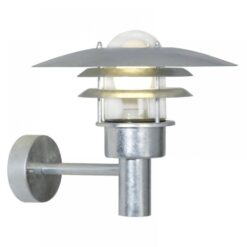 Nordlux Lønstrup 32 Φωτιστικό Τοίχου Γαλβανιζέ E27 Γυαλί – 71411031
