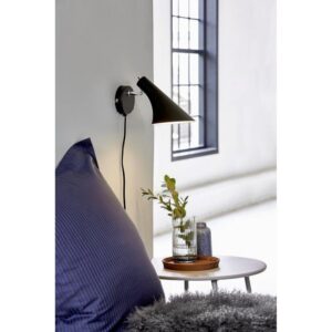 Επιτοίχιο Φωτιστικό Nordlux Vanila 1xE14 Μαύρου Χρώματος Dimmable –  72711003