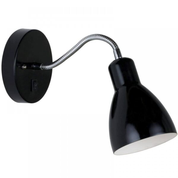 Nordlux Cyclone Φωτιστικό Τοίχου Μαύρο E14 Dimmable   –  72991003