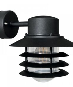 Επιτοίχιο Φωτιστικό Εξωτερικού Χώρου Nordlux Vejers Down 1xE27 IP54 Μαύρου Χρώματος – 74471003