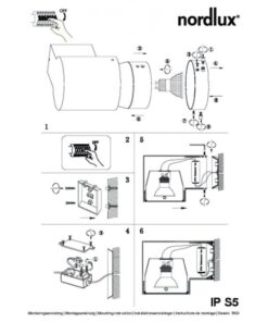 Nordlux Ip S5 Φωτιστικό Μπάνιου Λευκό IP44 GU10 Dimmable – 78521001
