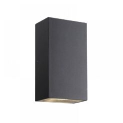 Nordlux Rold Flat Φωτιστικό Τοίχου Μαύρο LED 375lm Γυάλινο/Μεταλλικό – 84151003