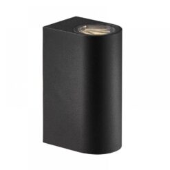 Nordlux Asbol Round Φωτιστικό Τοίχου Μαύρο IP44 LED 6.5W 3000K – 84971003