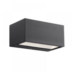 Nordlux Nene Φωτιστικό Τοίχου Μαύρο IP54 LED 48W 3000K- 872723