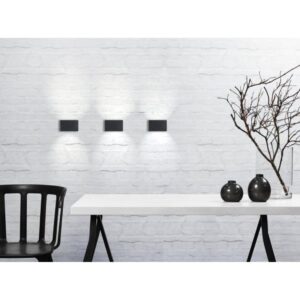 Nordlux Nene Φωτιστικό Τοίχου Μαύρο IP54 LED 48W 3000K-  872723