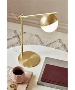 Nordlux Contina Φωτιστικό Γραφείου Ορείχαλκος G9 Γυάλινο/Μεταλλικό – 2010985035