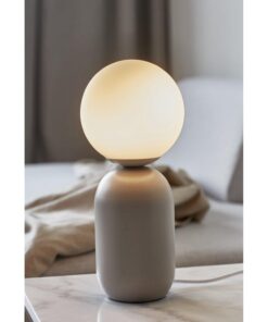 Nordlux Notti Φωτιστικό Γραφείου Γκρι E14 Γυάλινο/Μεταλλικό – 2011035010