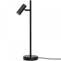 Nordlux Omari Φωτιστικό Γραφείου Μαύρο LED 3.2W 2700K Διακόπτη Αφής Dimmable – 2112245003