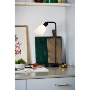 Nordlux Molli Φωτιστικό Γραφείου Μαύρο E14  Γυάλινο/Μεταλλικό –  2112825003