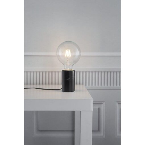 Nordlux Siv Φωτιστικό Γραφείου Μαύρο E27  Μάρμαρο –  45875003
