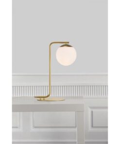 Nordlux Grant Φωτιστικό Γραφείου Ορείχαλκος E14 Γυάλινο/Μεταλλικό – 46635025