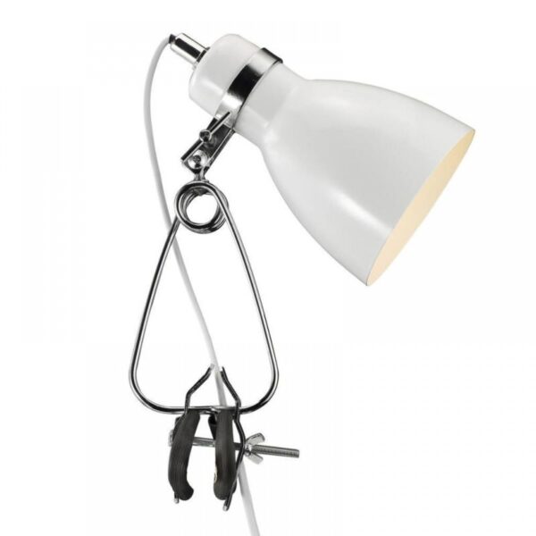 Nordlux Cyclone Clamp Lamp Λευκό E14 Dimmable -  73072001