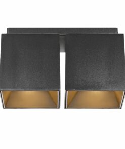 Nordlux Ethan 2-Spot Εξωτερικό Σποτ Μαύρο Ματ GU10 Αλουμίνιο/Μεταλλικό – 2110410103