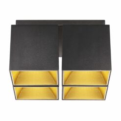 Nordlux Ethan 4-Spot Εξωτερικό Σποτ Μαύρο Ματ GU10 Αλουμίνιο/Μεταλλικό – 2110430103