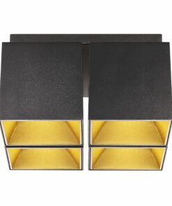 Nordlux Ethan 4-Spot  Εξωτερικό Σποτ  Μαύρο Ματ  GU10  Αλουμίνιο/Μεταλλικό –  2110430103