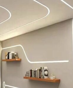 Ευκαμπτο Trimless Προφίλ Αλουμινίου Γυψοσανίδας 9mm Οπάλ Κάλυμμα Σιλικόνης 2m ACA – P121FL