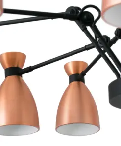 Faro Barcelona RETRO Κρεμαστό Πολύφωτο Ροζ Χρυσού Χρώματος E14 – 20047