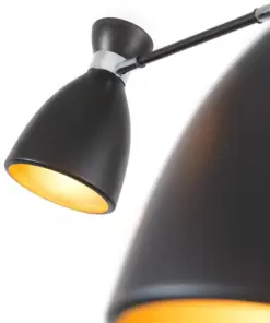 Faro Barcelona RETRO Κρεμαστό Πολύφωτο Μαύρου Χρώματος E14 – 20048