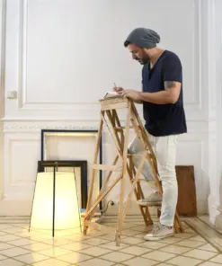 Faro Barcelona AKANE 595 Επιτραπέζιο Φωτιστικό Μπεζ Χρώματος – 28371