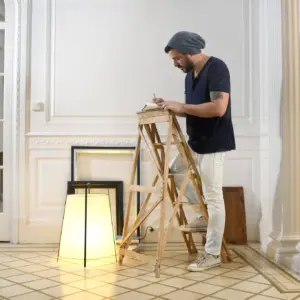 Faro Barcelona AKANE 595 Επιτραπέζιο Φωτιστικό Μπεζ Χρώματος – 28371