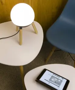 Faro Barcelona MINE GLASS Επιτραπέζιο Φωτιστικό, Γκρι Χρώματος – 28379