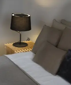 Faro Barcelona BERNI Επιτραπέζιο Φωτιστικό Μαύρου Χρώματος E27 – 29333