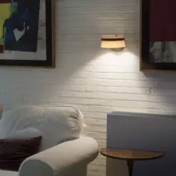 Faro Barcelona LOOP Επιτοίχιο Φωτιστικό, Αρθρωτό, Step Dimmable, Ξύλινου Χρώματος LED 6W 2700K – 29395