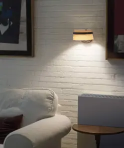 Faro Barcelona LOOP Επιτοίχιο Φωτιστικό, Αρθρωτό, Step Dimmable, Ξύλινου Χρώματος LED 6W 2700K – 29395