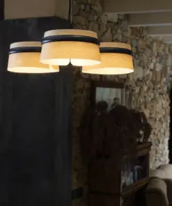 Faro Barcelona LOOP Κρεμαστό Φωτιστικό Χρώματος Ξύλου LED 2700K 18W – 29397