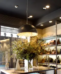 Faro Barcelona MAGMA Κρεμαστό Φωτιστικό Μαύρου-Χρυσού Χρώματος- 29468