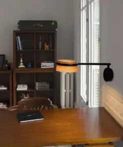 Faro Barcelona LOOP Επιτοίχιο Αρθρωτό Φωτιστικό, Step Dimmable, Ξύλινη Απόχρωση LED 6W 2700K – 29566