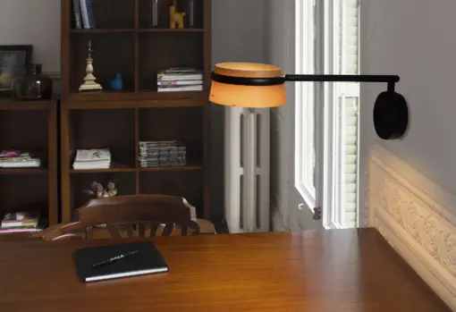 Faro Barcelona LOOP Επιτοίχιο Αρθρωτό Φωτιστικό, Step Dimmable, Ξύλινη Απόχρωση LED 6W 2700K – 29566