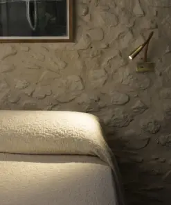 Faro Barcelona LEAD Επιτοίχιο Μπρονζέ Φωτιστικό Ανάγνωσης LED 3W 3000K- 62704