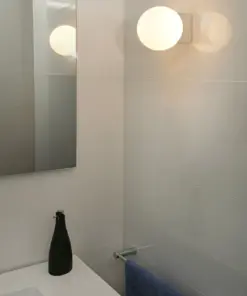 Faro Barcelona LAGO Επιτοίχιο Φωτιστικό, Χρώματος Γυαλιστερού Χρωμίου 1xG9- 63503