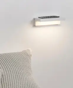 Faro Barcelona WELL Επιτοίχιο Φωτιστικό Λευκού Χρώματος, Ασύρματη φόρτιση, Φόρτιση USB 7W 2700K- 64030