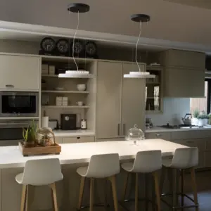 Faro Barcelona DOLME Λευκό Κρεμαστό Φωτιστικό LED 24W 3000Κ – 64099