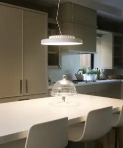 Faro Barcelona DOLME Λευκό Κρεμαστό Φωτιστικό LED 24W 3000Κ – 64099