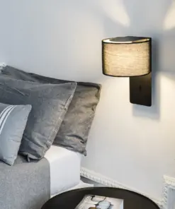 Faro Barcelona FOLD Επιτοίχιο Φωτιστικό Μαύρου Χρώματος E27- 64303